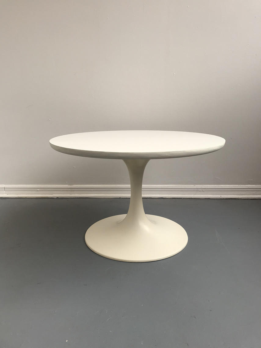 Vintage Burke white tulip coffee table | The Modernist | Washington, DC