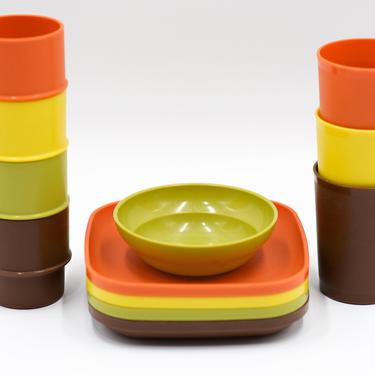Tupperware Toys Mini Serve It Plastic Play Dishes Kids Retro