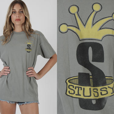 Stussy 90s Stussy Louis Vuitton Parody SS Monogram Skate Tees