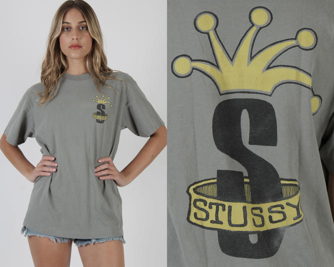 1990's) Stussy Monogram skateboard graphic t-shirt - M – Since'99 Vintage