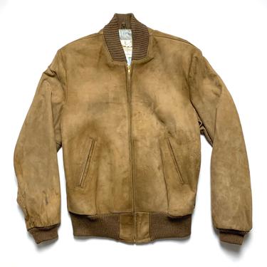 Vintage 1950s CAMPUS Rayon Gabardine Ricky Jacket ~ size 42