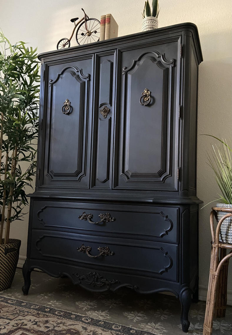 Vintage French Provincial Armoire Dresser by Thomasville *Local Pick Up