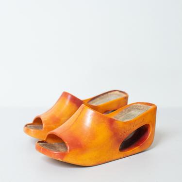 1970s Christian Vermonet El Greco &amp;quot;Donut&amp;quot; Shoes / 70s Platform Shoes 