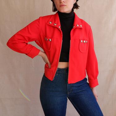 LuckyVintage on X: 60s MARCHING BAND JACKET / 1960s Cropped Red Military  Style Wildcats Jacket xs s by luckyvintageseattle (95.00 USD)   / X