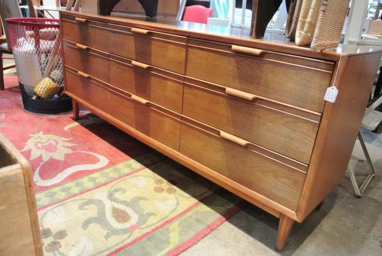 MCM Nine Drawer Dresser