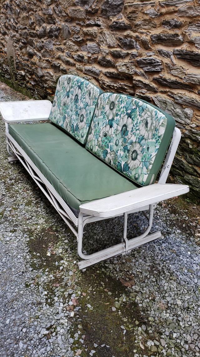 1950s Aluminum Porch Glider Vintage MC Frederick MD