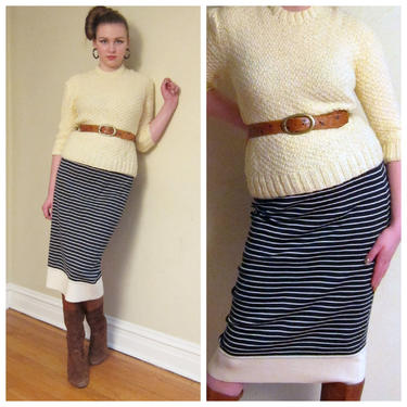 Knit skirt 80s best sale