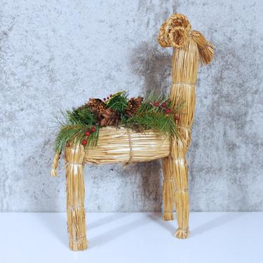 Large (21.5 inch) Christmas Yule Goat / Julbock / Joulupukki - Traditional Straw Christmas Decoration from Sweden 