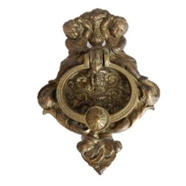 Ornate Victorian Brass Door Knocker