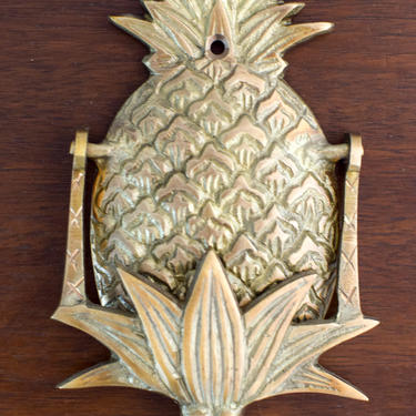 Vintage Brass Pineapple Door Knocker 