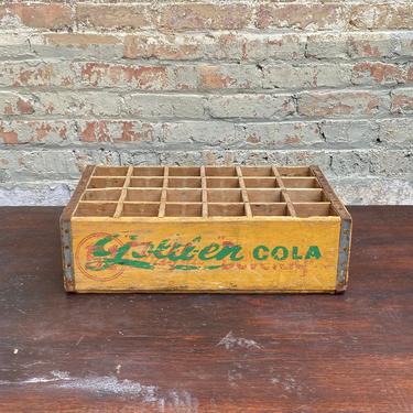 Vintage 1956 Golden Cola B-1 Beverages Soda Pop Crate St Louis, MO 