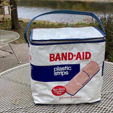 Vintage Johnson & Johnson Band Aid Advertising Cooler 