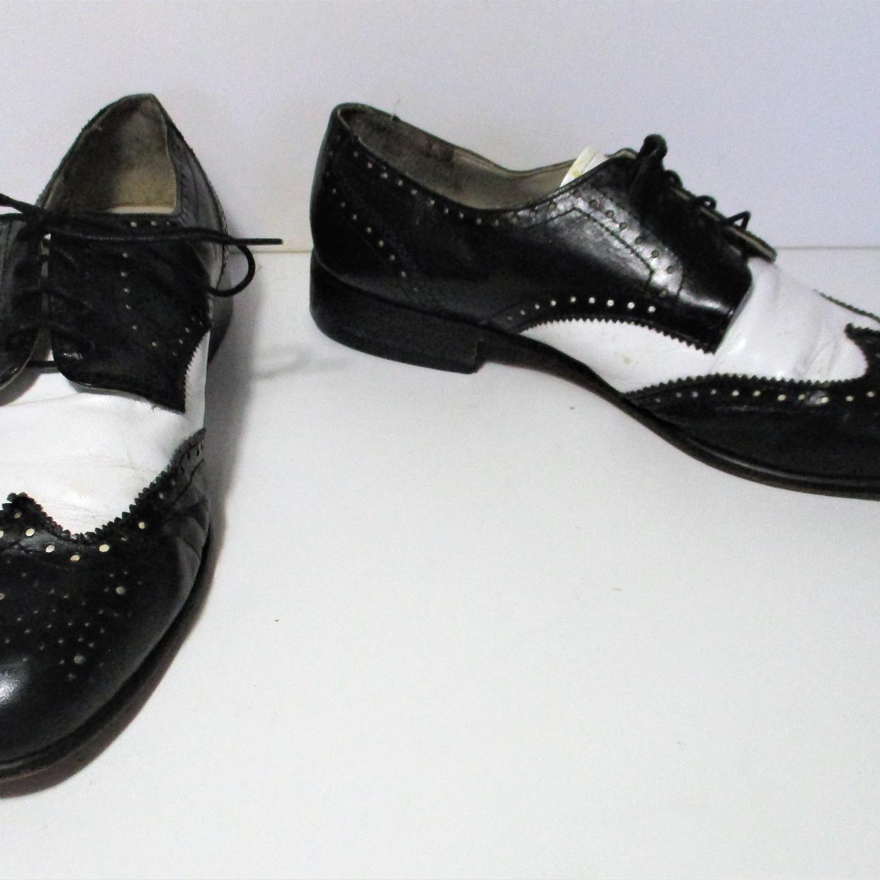 Vintage 1980s Giorgio Brutini Spectator Shoes 80s Style 