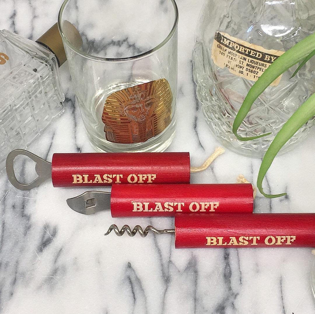 Vintage Bottle Openers Retro 1960s Mid Century Modern + Blast Off