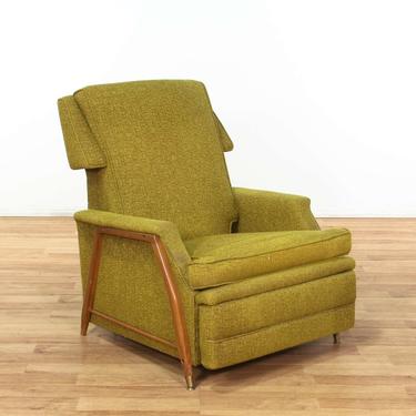 Green Mid Century Modern Recliner