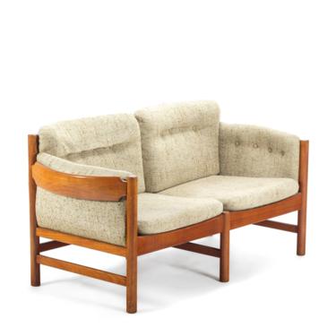 Mid Century Danish Modern Sofa in Solid Old Age Teak by Jydsk Mobelvaerk 