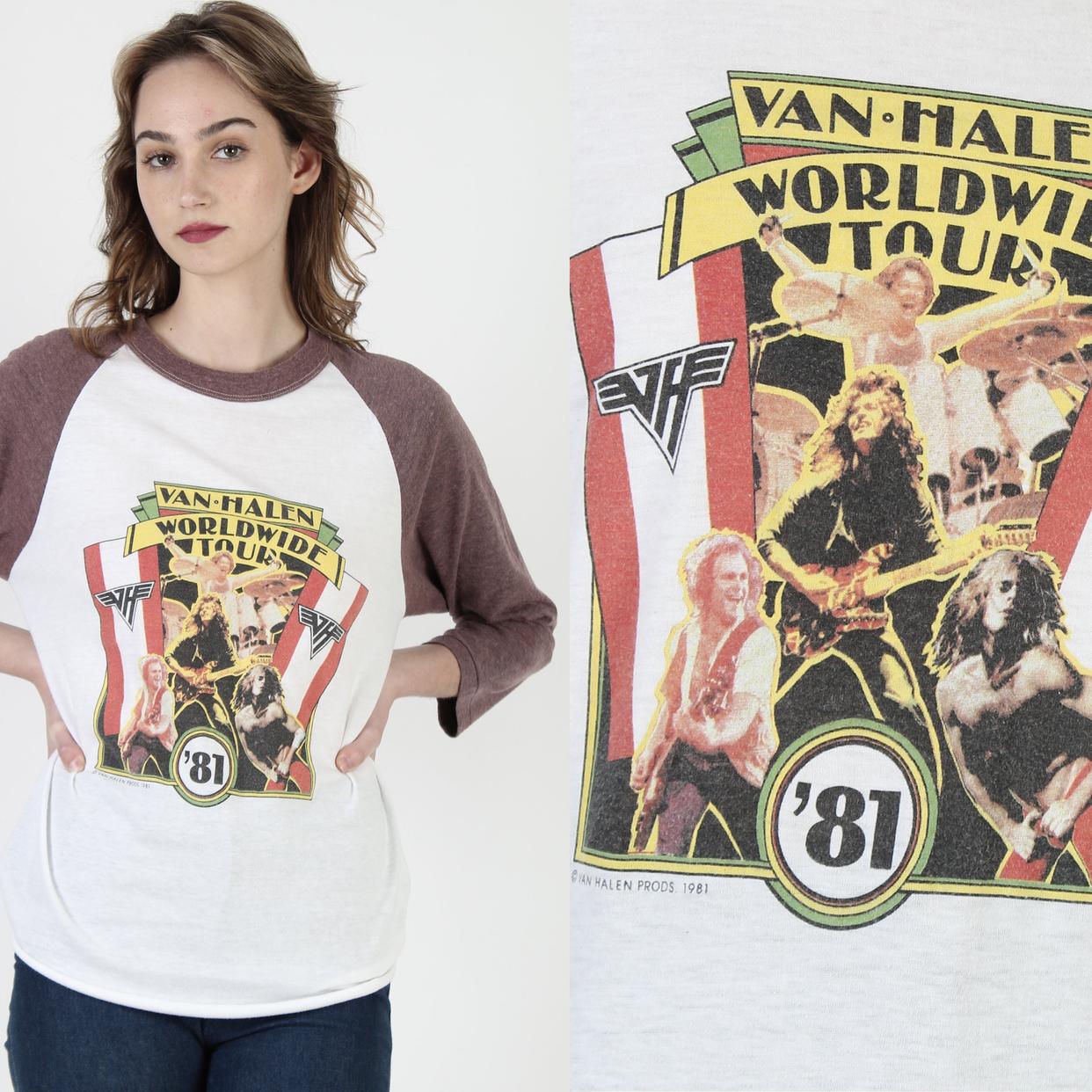 1981 Van Halen Band T Shirt / 80s Van Halen | American Archive
