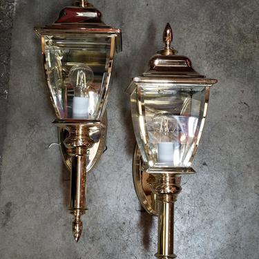 Baldwin High Brass Exterior Lanterns Set of 2