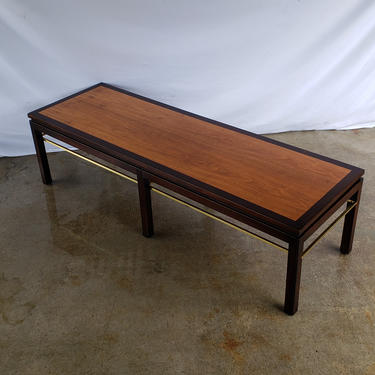 Mid Century Modern Two Toned Coffee Table Model #313 by Edward Wormley for Dunbar Furniture 