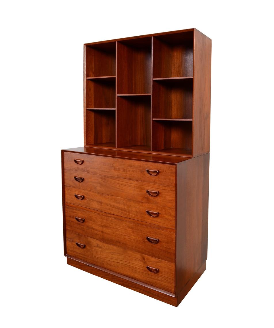 Dresser Bookcase Hutch by Peter Hvidt & Orla Mølgaard Nielsen