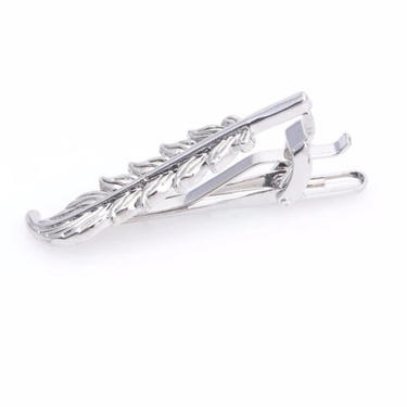 Men's Vintage Tie Clip Leather Necktie Tie Clip Bar Clasp Wedding Gift For Him Prom Date Graduation For Dad Business Unique Gift 