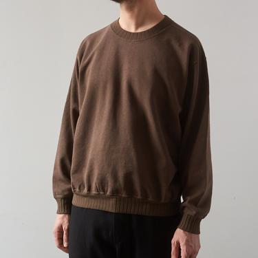 Evan Kinori Crewneck Sweatshirt, Faded Brown