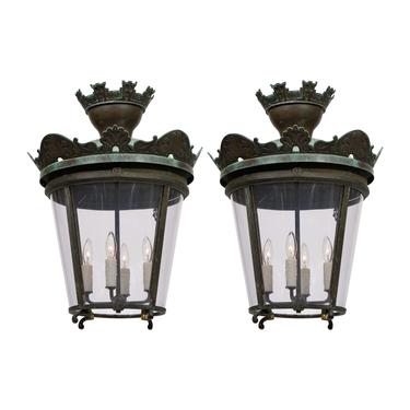 Pair of Antique French Lanterns
