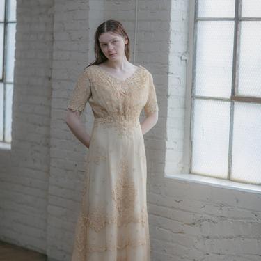 RARE 1900s antique titanic era romantic tambour lace | Devore Vintage -  Birmingham, AL | ATTIC
