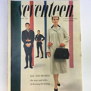 50's Vintage Seventeen Magazine, 1954 February Fashion Magazine, You And Romeo 
