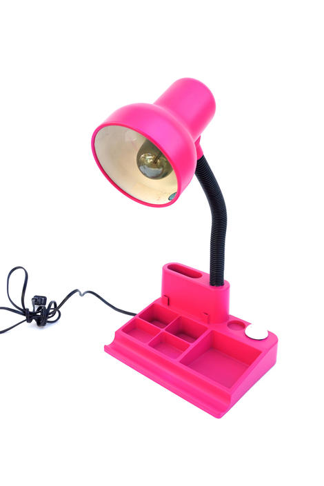 Retro Modern Metal Hot Pink Desk Lamp Organizer 80 39 S Hot