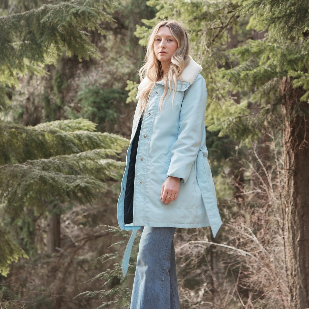 70s Eddie Bauer Down Coat with Faux Fur | Surf and the City 