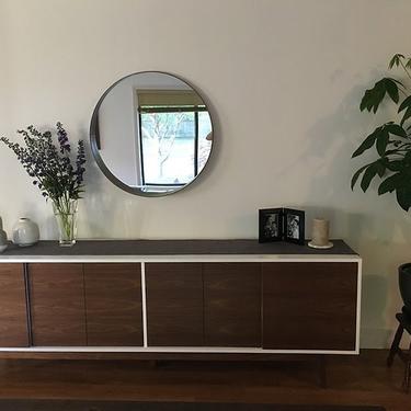 New Hand Built Mid Century Style TV Stand - Two Tone Buffet / TV Cabinet / Credenza -  Free Shipping! 