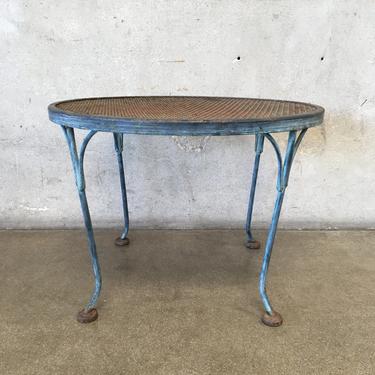 Small Round Metal Patio Table