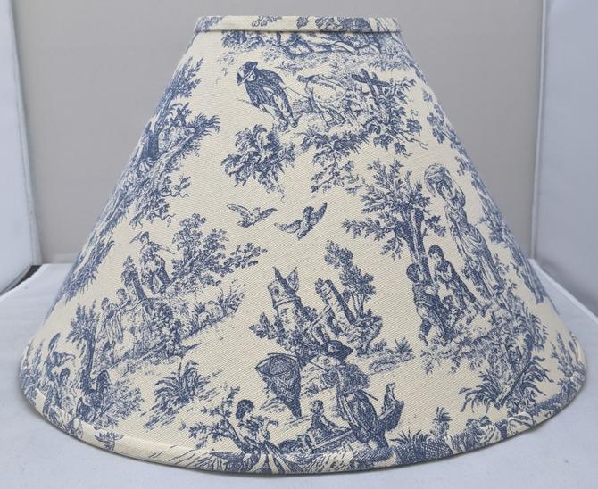 Toile deals lamp shades