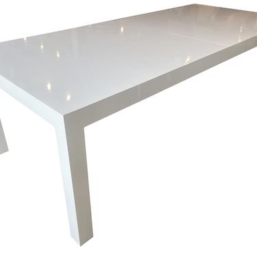 White Parsons Table