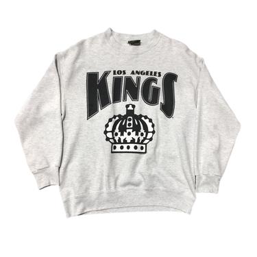 (L) Los Angeles Kings 1991 NFL Grey Sweatshirt 082521 ERF