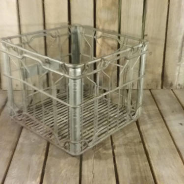 Metal Hood Crate, Vintage Hood Milk Crate 1969 | Up the Antique Co ...