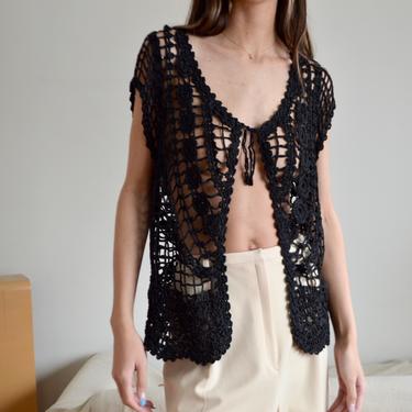 crochet net top 