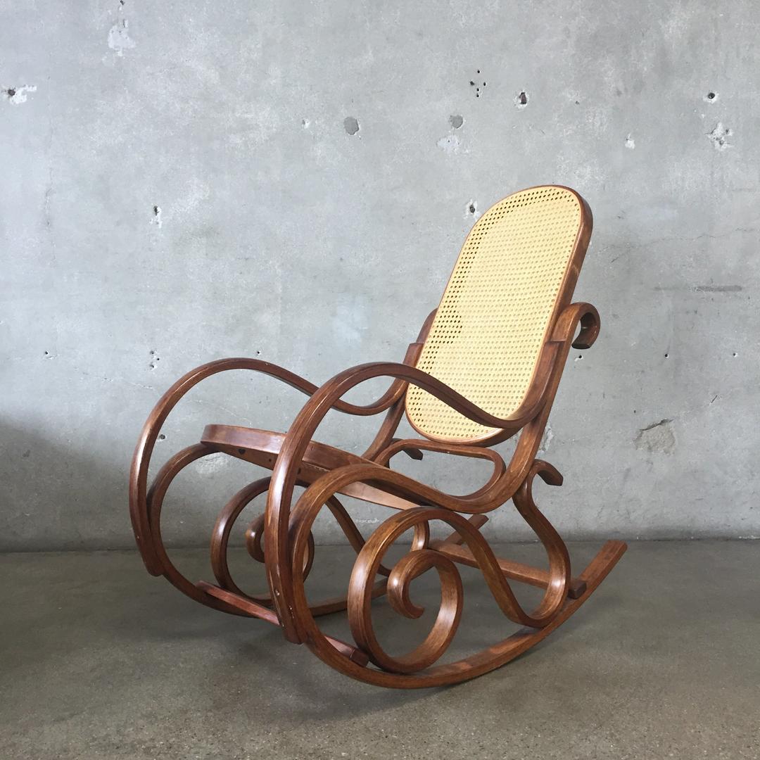 Vintage Cane & Bentwood Rocker Urban Americana Long Beach, CA