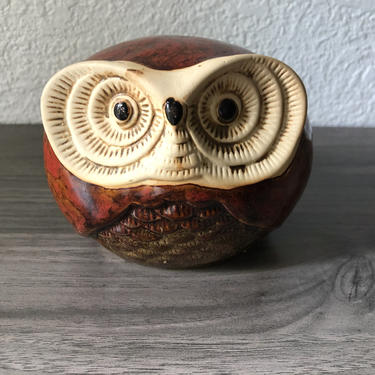 Vintage Ceramic Owl, Mid Century Modern Owl 