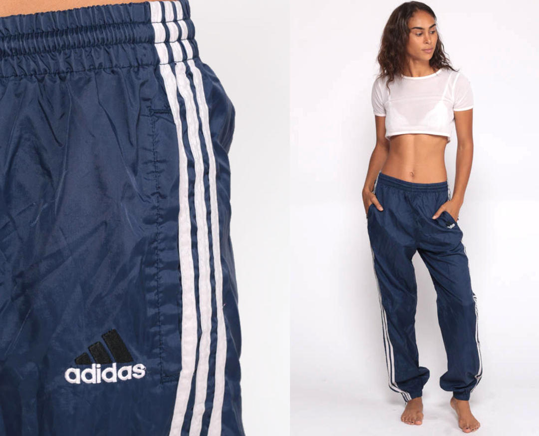 ADIDAS Track Pants 80s Joggers Baggy Jogging Track Suit Warm, Shop Exile