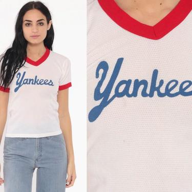 ShopExile 2001 World Series Shirt Y2K Baseball T Shirt New York Yankees Arizona Diamondbacks Sports MLB Retro Graphic Tee Vintage 00S Extra Small XS