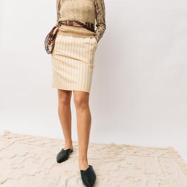 Don Sayres Vintage Pinstripe Pencil Skirt, Size 6