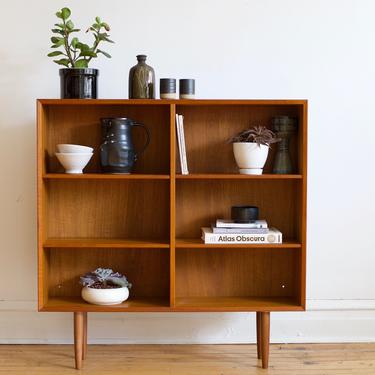 Narrow Mid Century Danish Modern Teak Shelf 