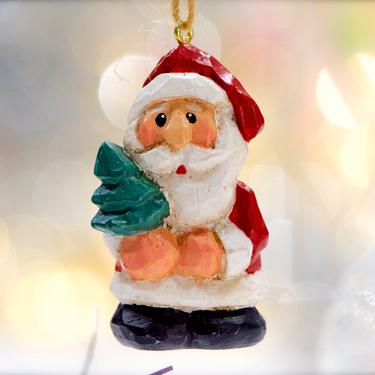 VINTAGE: Small Santa Ornament - Saint Nicholas, Saint Nick, Kris Kringle - Holiday, Christmas, Xmas - SKU 30-410-00033025 