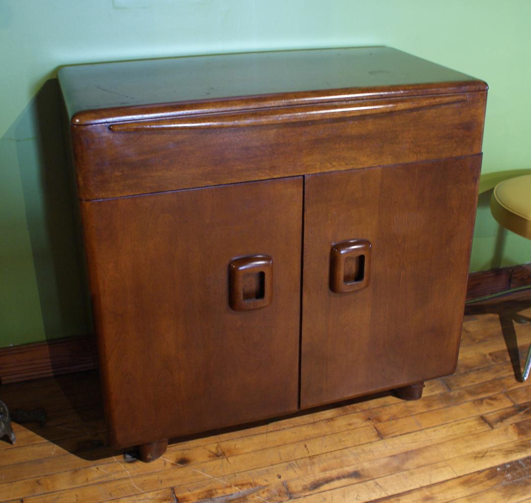Heywood Wakefield Encore Server w Dark Stain Salvage One Chicago, IL