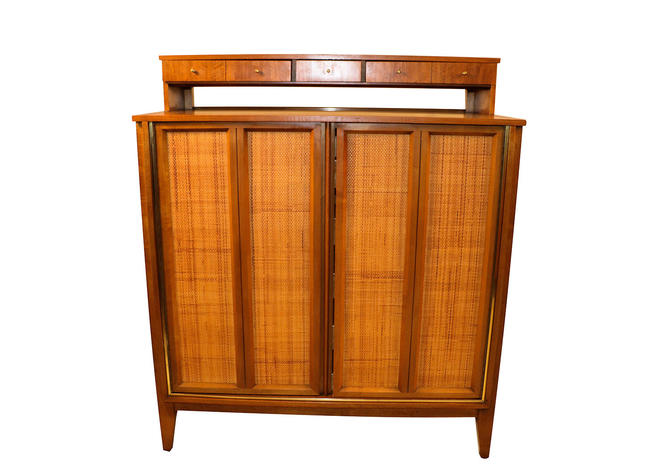 West Michigan Furniture Company Mid Century Modern Bar Cabinet