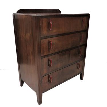 Vintage Chest Of Drawers | English Mahogany 4 Drawer Chest 