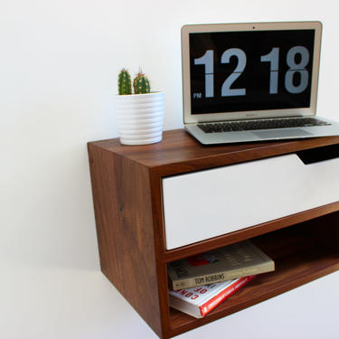 Floating Nightstand / Hanging Table 16&quot; long by ImagoFurniture