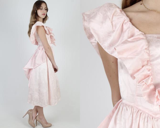 80s Gunne Sax Pink Prom Dress Vintage Jessica McClintock Wedding American Archive San Diego CA